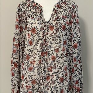 Treasure & Bond Floral Blouse - Size 1X/2X